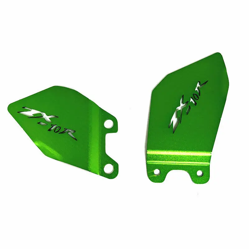 For Kawasaki Ninja ZX10R ZX10RR ZX 10R 10RR 2011-2020  Accessories Footrest Hanger Pedal Protector Foot Peg Heel Plates Guard