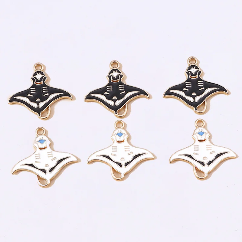 

Duarte 20Pcs/Lot Cartoon Animal Charms Enamel Halloween Bat Charms Pendants for Jewelry Making Necklaces Earrings DIY Craft Gift
