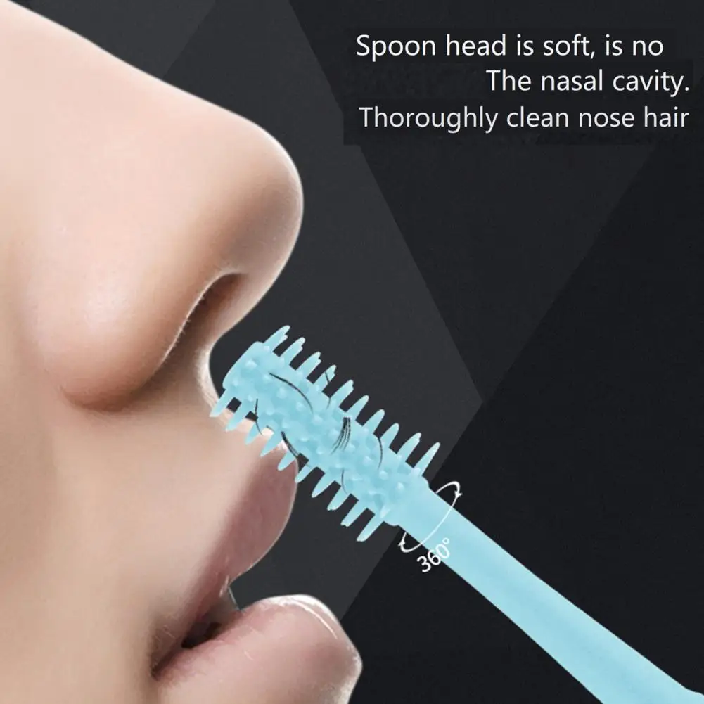 3/5Pcs Double-Head Nose Hair Trimmer Sharp Blade Rotating Nasal Hair Cutter Remover Men Women Manual Nose Hair Trimming Tools