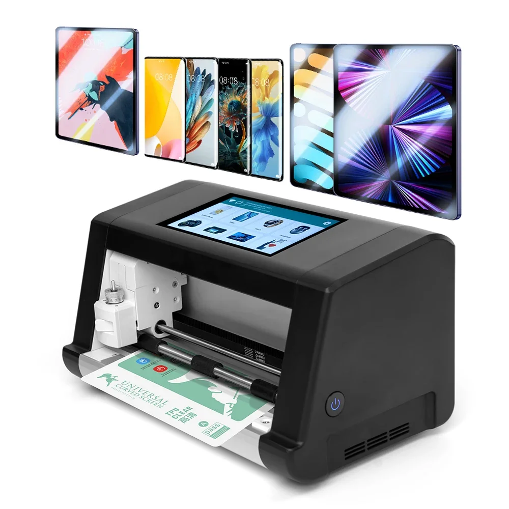 Unlocked Unlimited Intelligent Flexible Mobile Phone Back Stickers Wrap Skin Hydrogel Film Cutter Cutting Machines