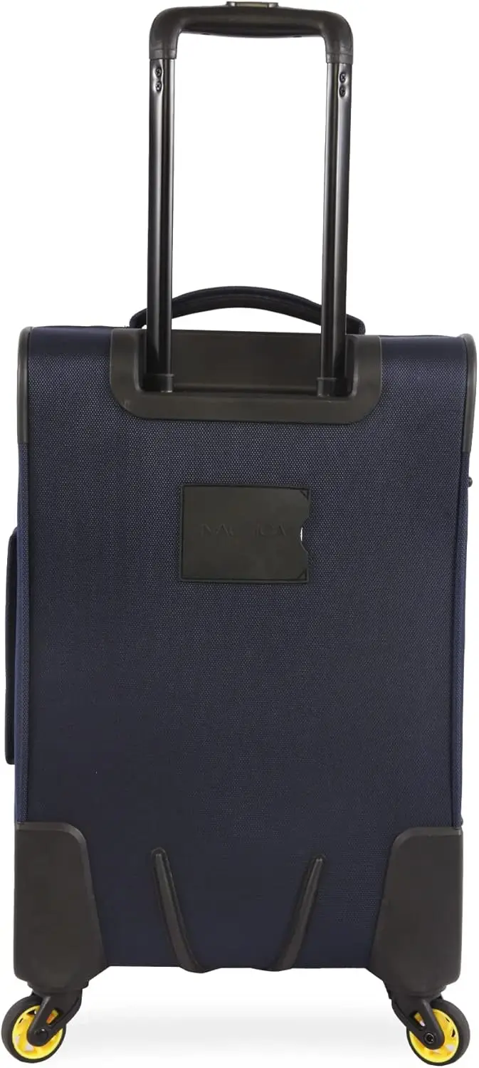 Pathfinder 2 buah Set bagasi Softside, biru laut/kuning