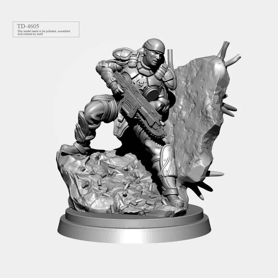 50mm 38mm Resin model kits figure colorless and self-assembled（3D Printing ） TD-4605/3D