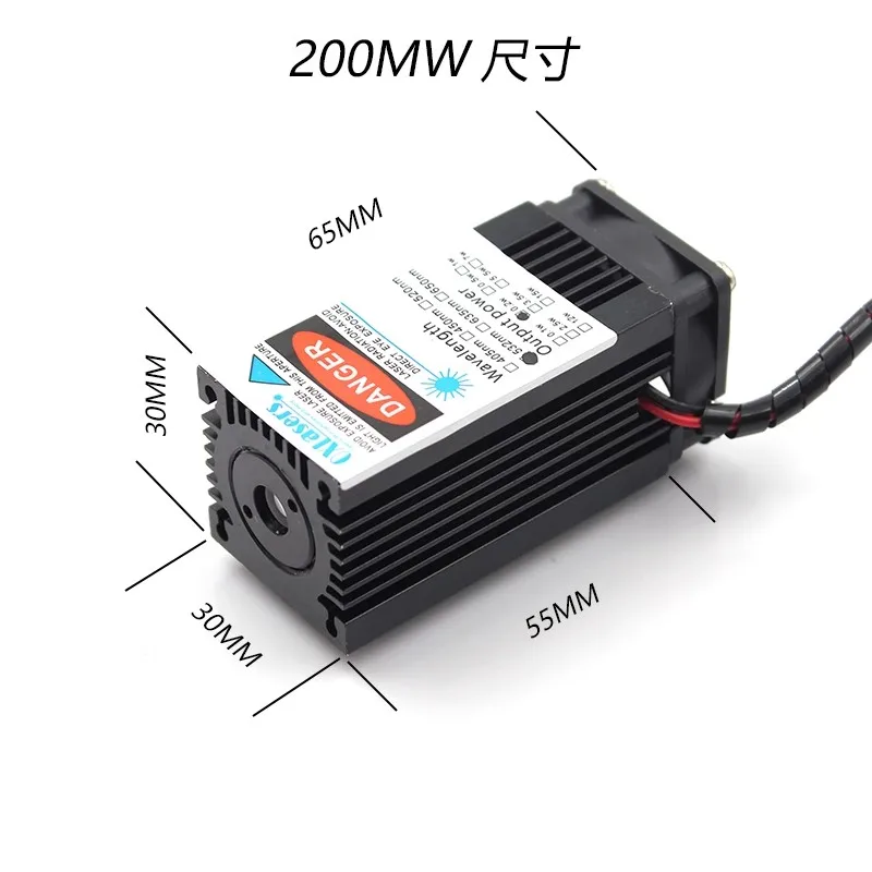 

Coarse light 520nm 1W Green Laser Bird repellent Laser Module supports TTL PWM