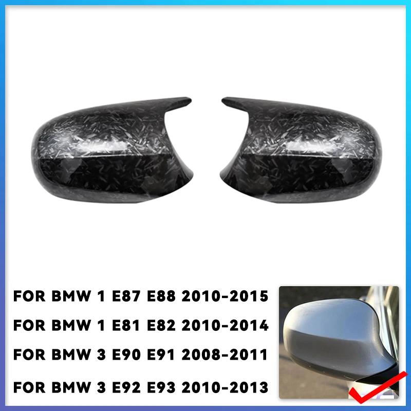 Side Achteruitkijkspiegel Cap Vleugel Spiegel Cover Fit Voor BMW E90 E91 2005-2011 E92 E93 2006-2013 E81 E82 E88 E87 E88 Auto Accessoires - afbeelding 1