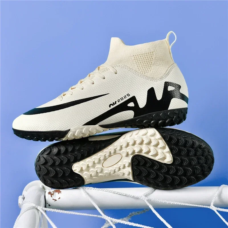 

TF/FG Men Soccer Shoes Society Original Football Field Boots Ultralight Women Grass Training Football Shoes Studded Resistant