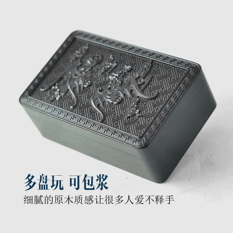 Rosewood cigarette box 20 cigarettes wooden cigarette box fine high-end retro carving high-end small leaf rosewood cigarette box