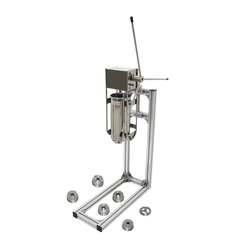 

Manual Vertical Latin Fruit Spanish Fritters Machine Multi-flower Core Machine Jewelry Fruit Machine, Food Stall Food Stall