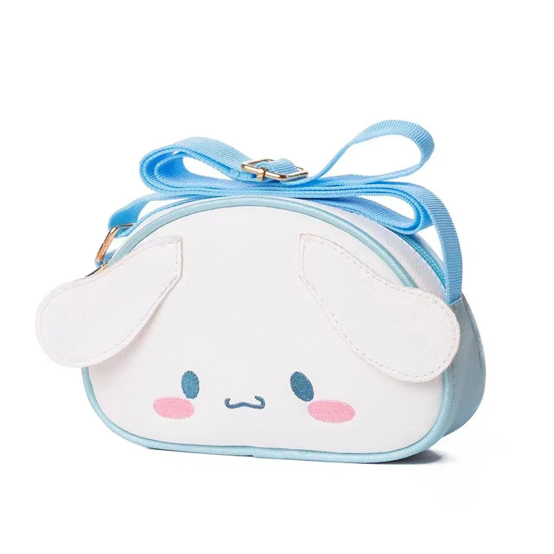 MINISO Cute Cartoon torba na ramię Melody Kuromi dziewczęca torba typu crossbody torba typu Shell torba wodoodporna PU dziecięca mała torba na ciało