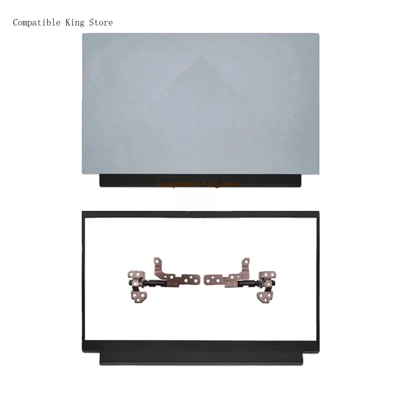 08MNTR New Screen Back Cover Bezel For Dell G15 5510 5511 5515 5520 5521 Top Cover Rear Lid Hinges Front Frame Black Case 0HXRTH