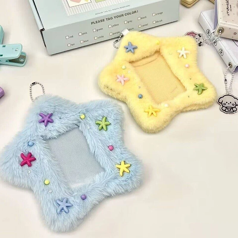 

Симпатичный плюшевый держатель для карточек для фотографий — защита для карточек Kpop Idol Bus, обложка для фотоальбома, чехол для фотографий