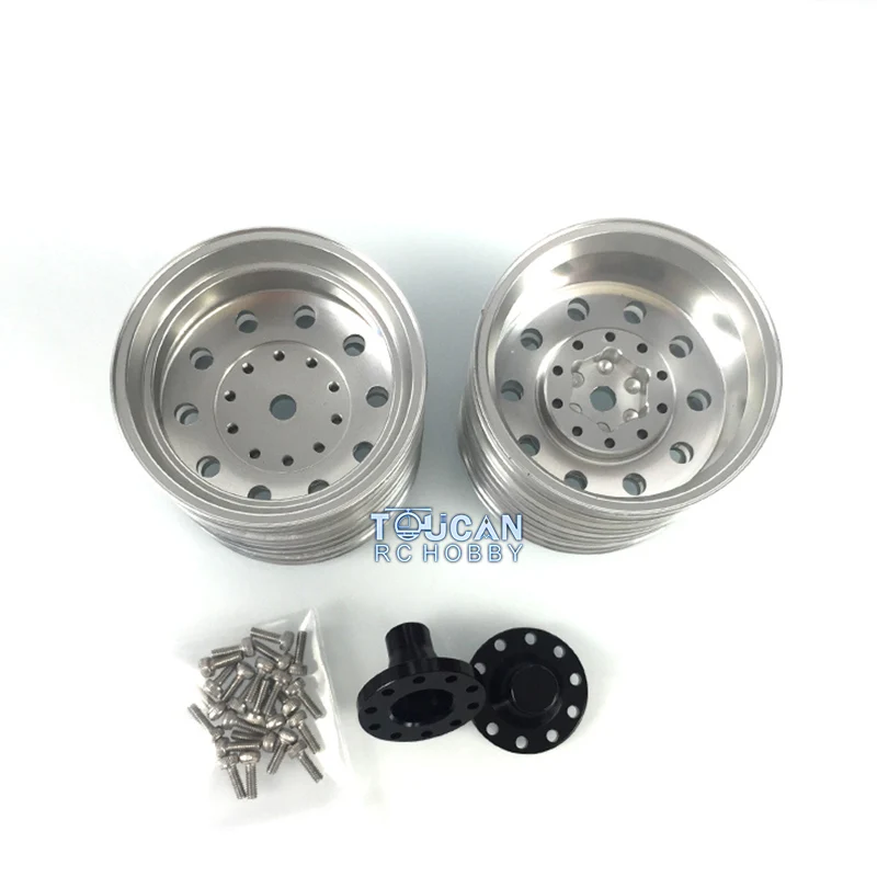 

LESU RC Spare Parts Rear Wheels Metal Hub For Toys 1/14 Scale Remote Control Trailer Tractor Truck Tamiyaya DIY Model TH02497
