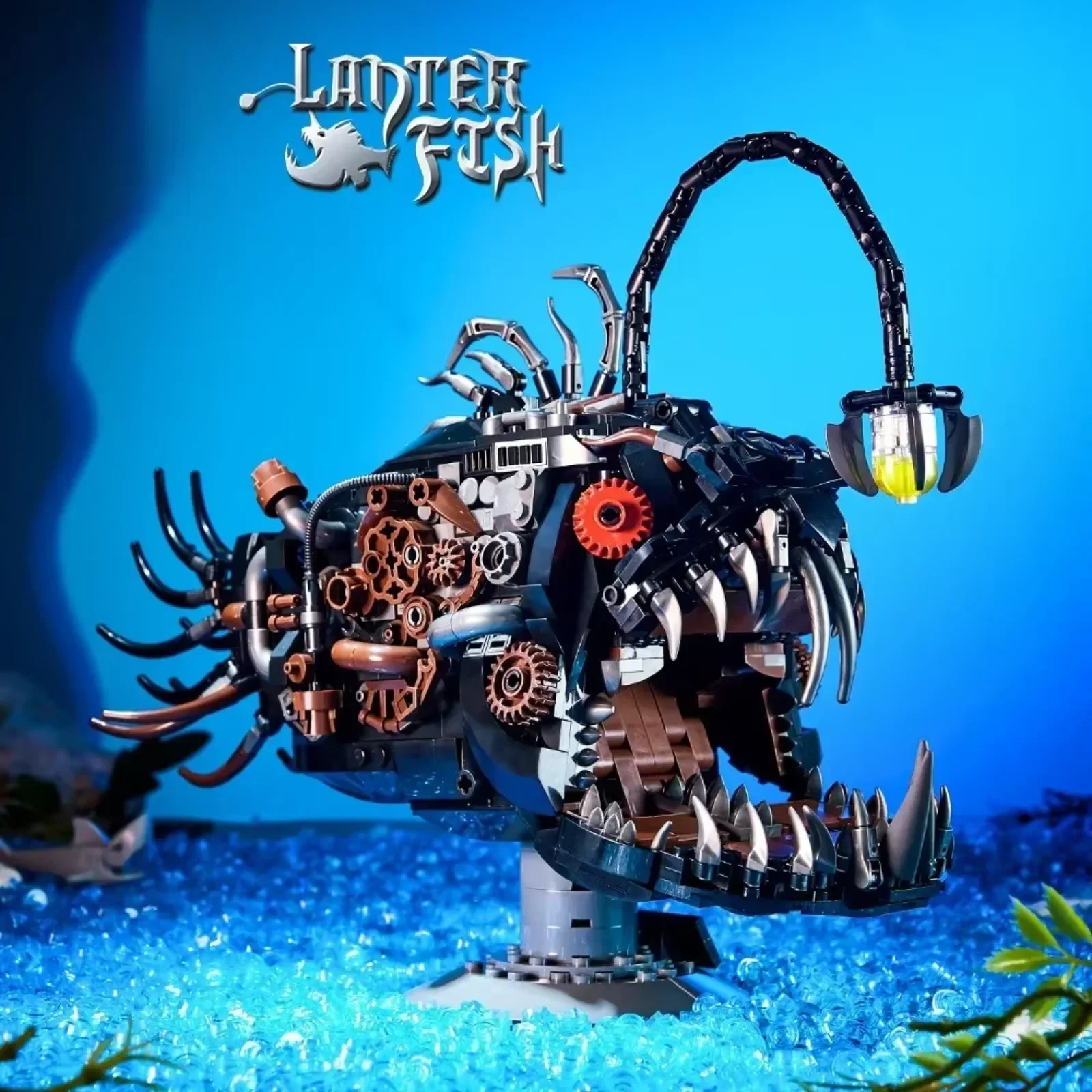 

Набор для сборки механической рыбки из 1038 LED-блоков DK7042: развивающий STEM-конструктор для мальчиков, девочек и взрослых, отличный подарок на праздники