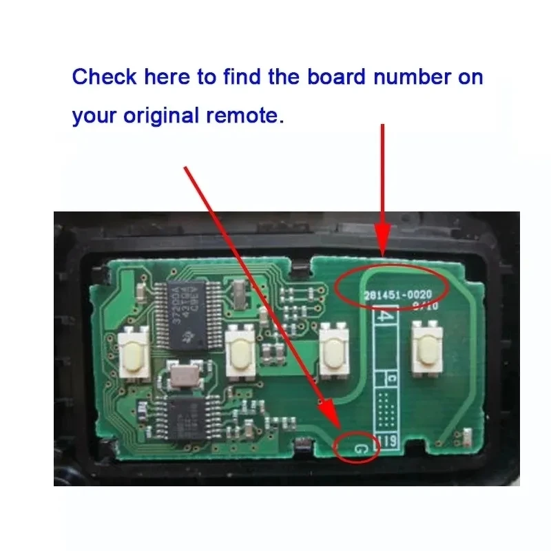 KEYECU 4 Buttons 314.3MHz for Lexus GS350 GS200T ES300H ES350 GS450H Auto Smart Remote Key Fob HYQ14FBA 281451-0020 89904-06170