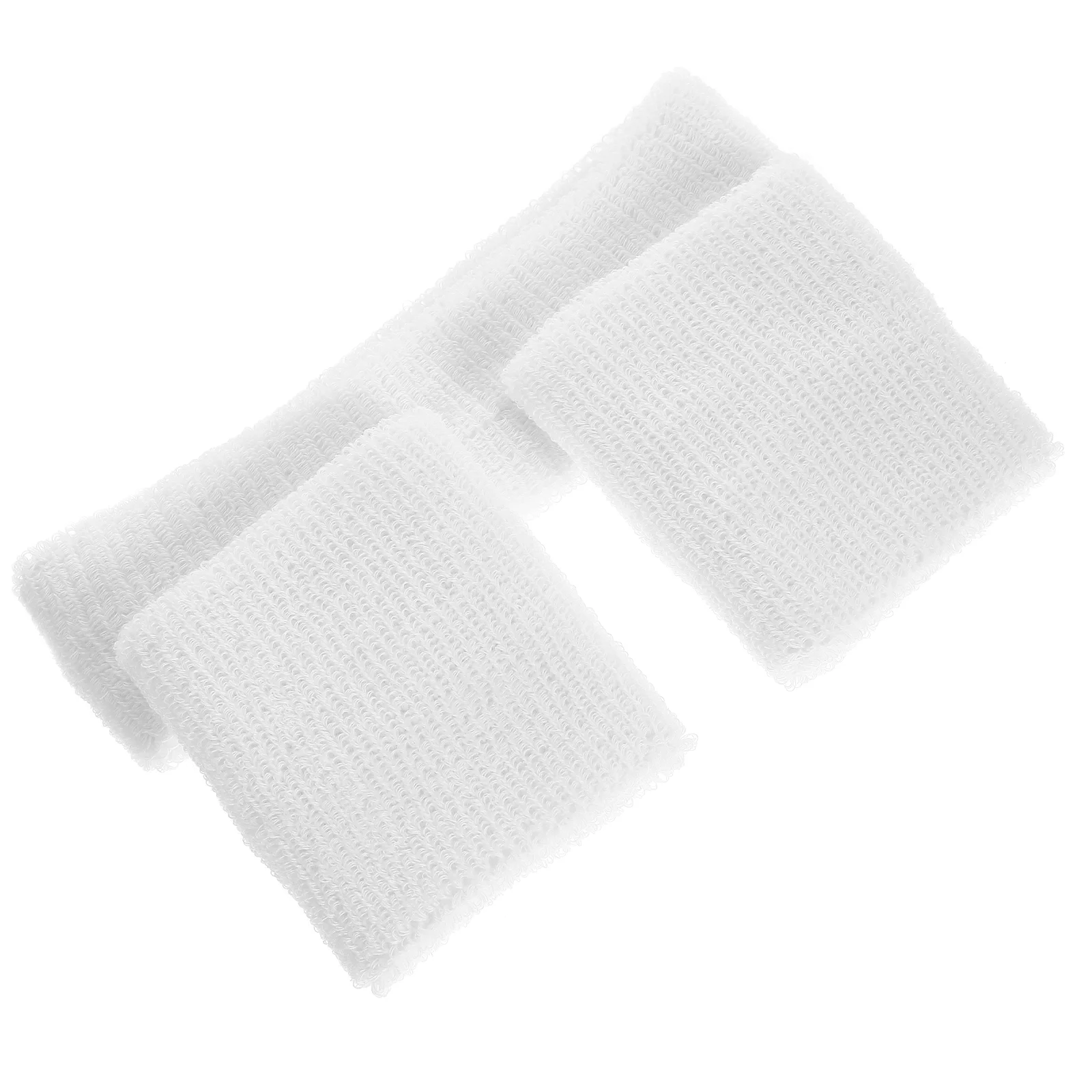 Football Wristbands Sports Bandana Headband Sweat Sweatbands for Women Kit White Polyester Headbands