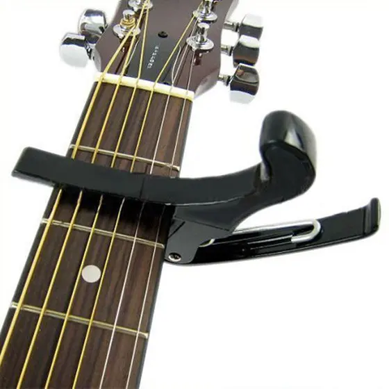 

Premium Quick Change Folk Acoustic Electric Guitar Banjo Trigger Capo Key Clamp