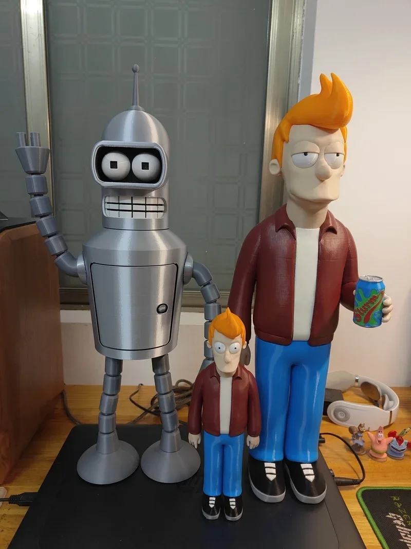 In Stock Cartoon Futurama Fry & Bender Action Figure Model Toys Gifts For Birthday Gift Toys