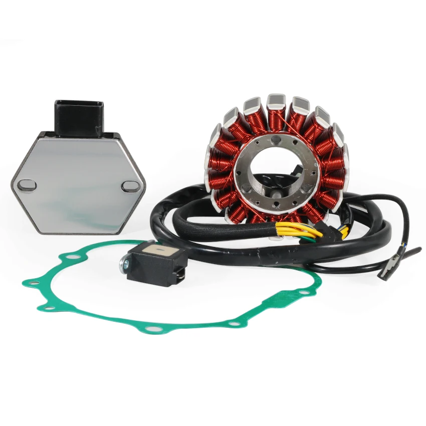 Motorcycle Stator Coil & Regulator Rectifier & Gasket Generator Cover Set For Honda XR230 CRF230 CRF230L