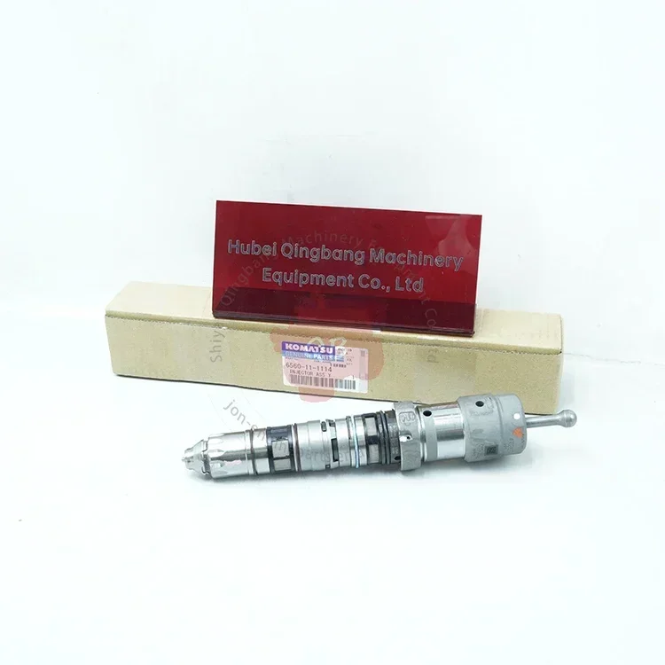 2025 Best Seller  Spare 6560-11-1114 6560-11-1113 6560-11-1112  High Quality Fuel Injector for Komatsu SAA6D170E-3