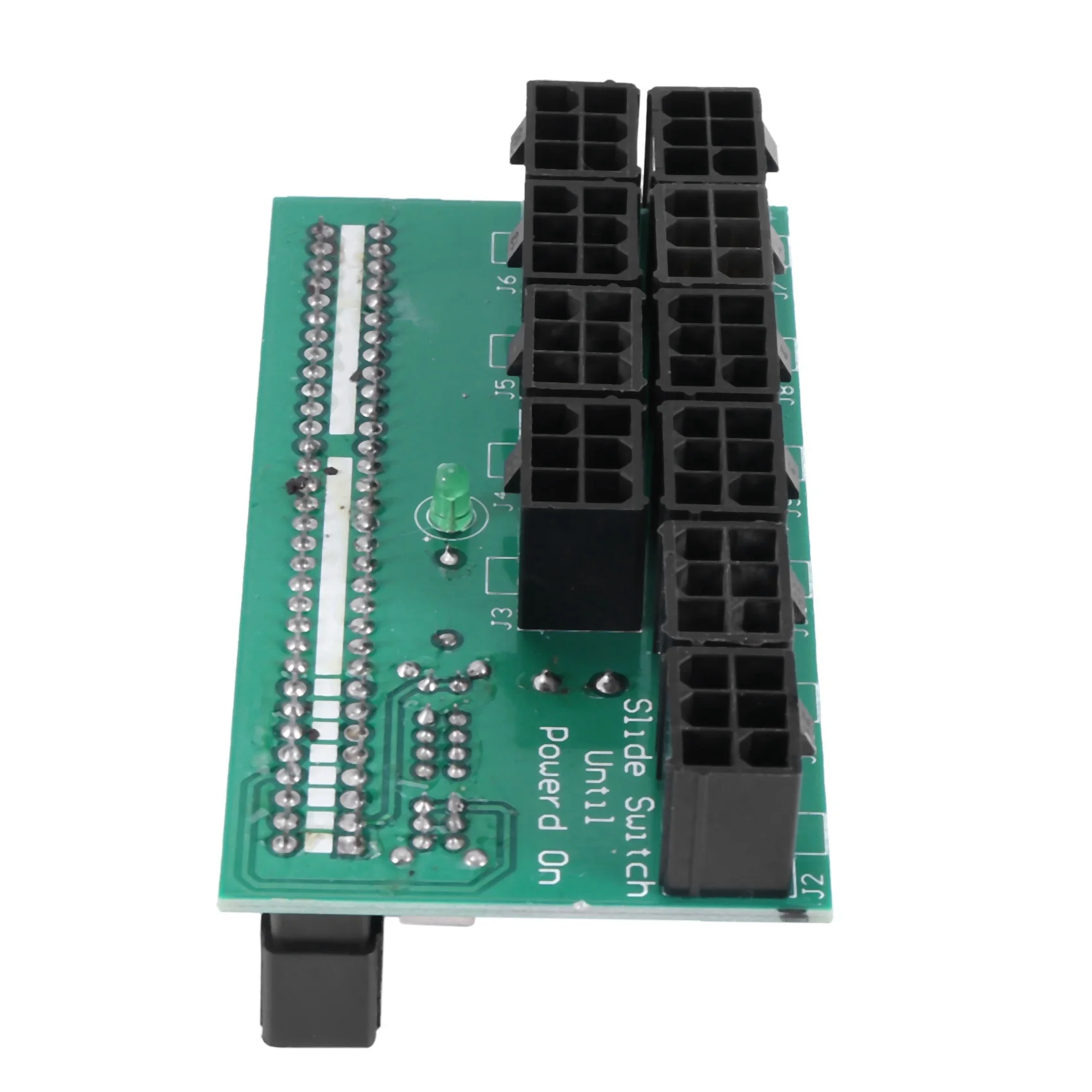 Breakout Board 1600W for Ethereum ETH ZEC Mining Server Power Supply Adapter GPU PSU 10x6Pin Hub for BTC Mining