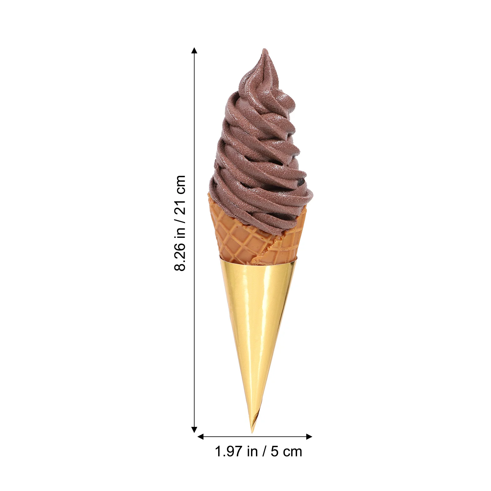 Simulation Toy Kıds Toys Model Decoration Cone Fake Prop Props Child