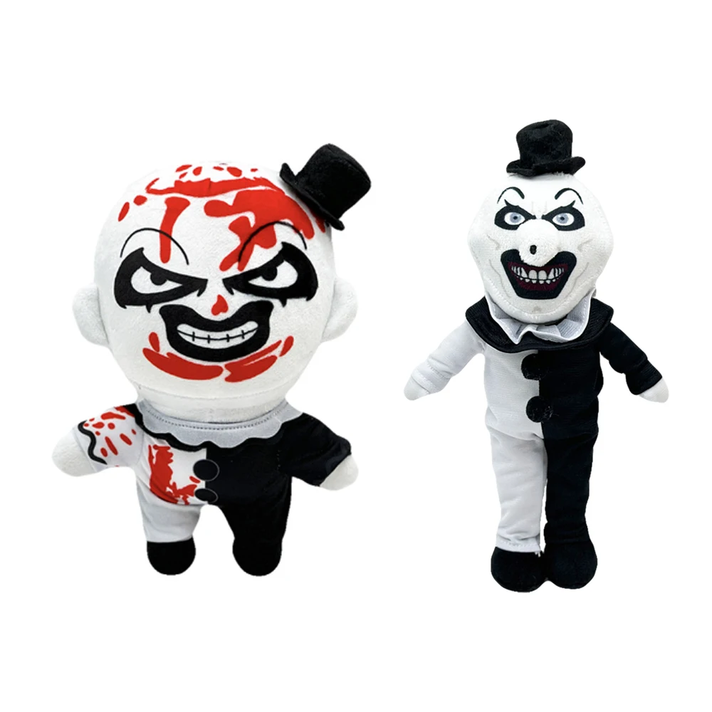 TERRIFIER 3 black and white horror clown cartoon and anime related images, plush toys, room decorations, holiday gifts for child