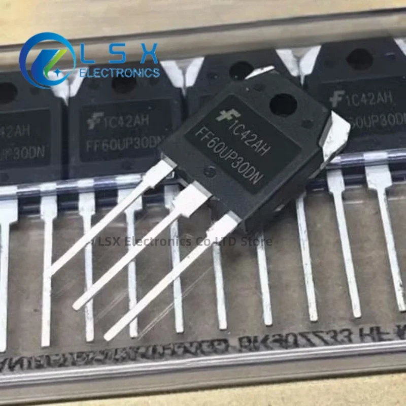 Original Welding Machine Inverter, F60UP30DN, FFA60UP30DN, TO-3P, 60A, 300V, comumente usado, marca, novo, importado, 10pcs