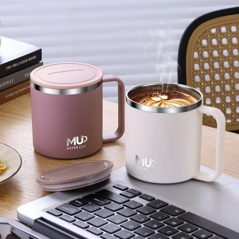 

Anti Scalding Handle Coffee Mug Reusable Large Capacity Thermal Mug Heat-resistant Thickened Insulated Drinking Cup Milk