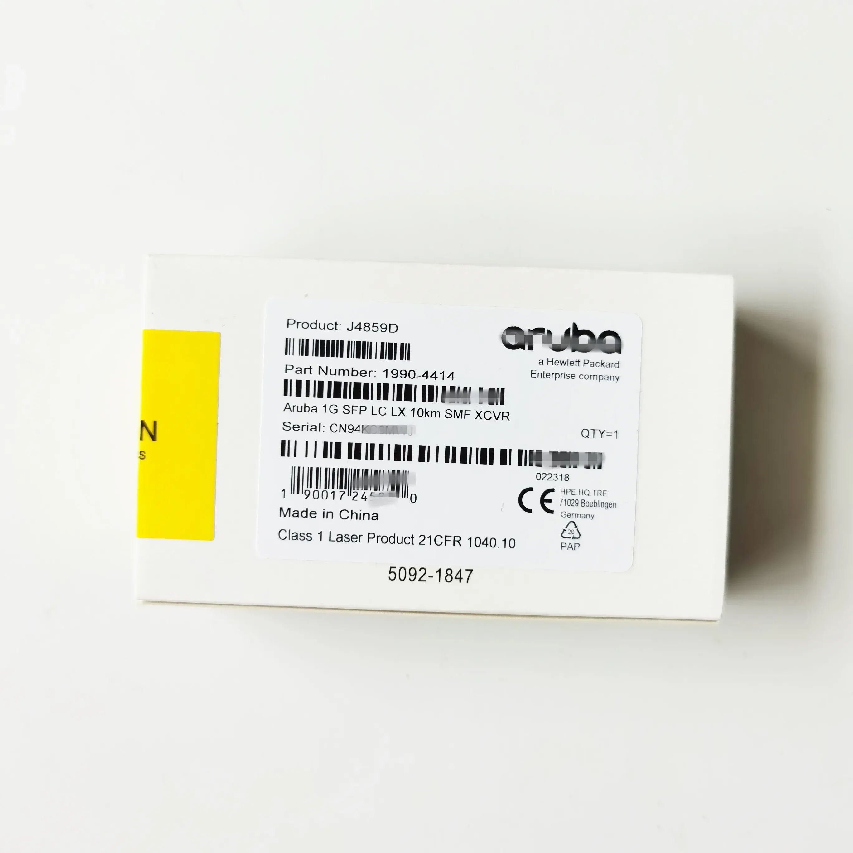 

NEW In Stock Gigabit Ethernet Switch Optical Transceiver Modules J4858D J4859D