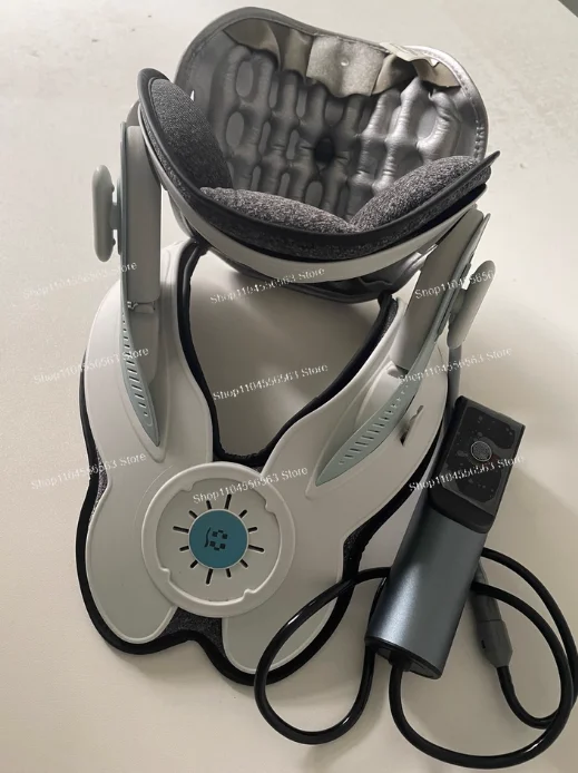 Inflatable Adjustable Cervical Collar Neck Traction Device for Injury Pain Relief Emergency Care