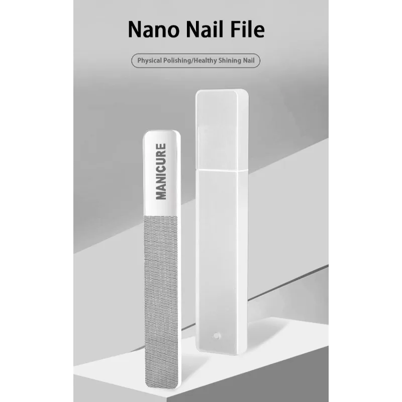 

Nano Glass Nail Files Professional Polishing Manicure Art Tool Washable Make Nails Brighten Easily Like Nail Polish