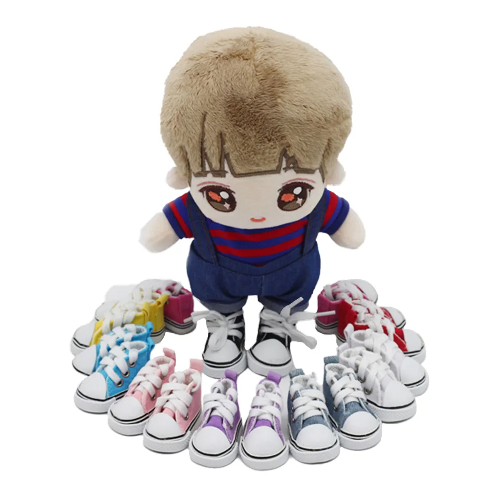 Various Styles of Doll Shoes DIY Replace Shoes Doll Outfit Clothes Accessories Labubu Ropa Kid Girl Gift