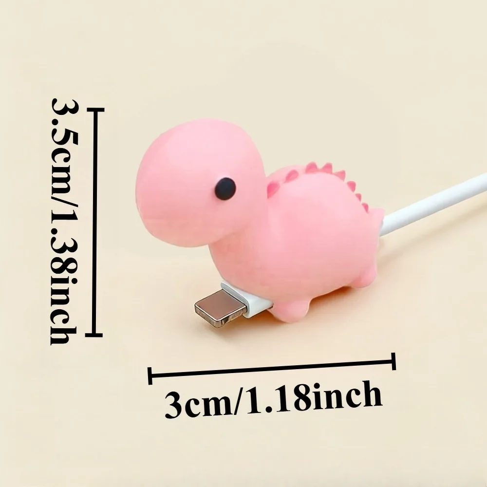 1PC Cartoon Little Dinosaur Data Cable Connector Protector,Suitable for Apple 18w/20w charger data cable