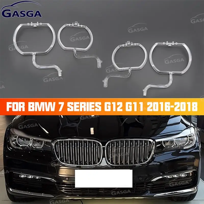 

GASGA Headlight Daytime Running Light Guide Angel Eye For BMW 7 Series G12 G11 2016-2018 DRL Light Guide Tube Car Accessories