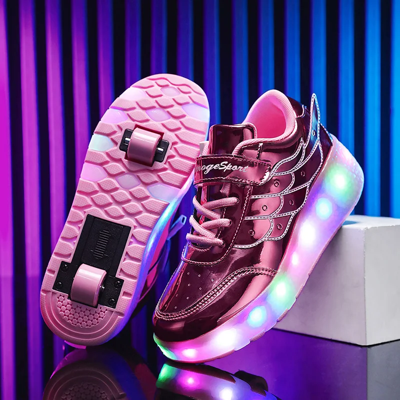 

Уличные мужские и женские роликовые коньки унисекс, кроссовки, роликовые туфли, деформирующие паркурные коньки двойного назначения для детей, девочек и мальчиков, взрослых