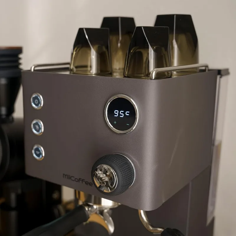 home.Apex Espresso Machine V2 (رمادي)