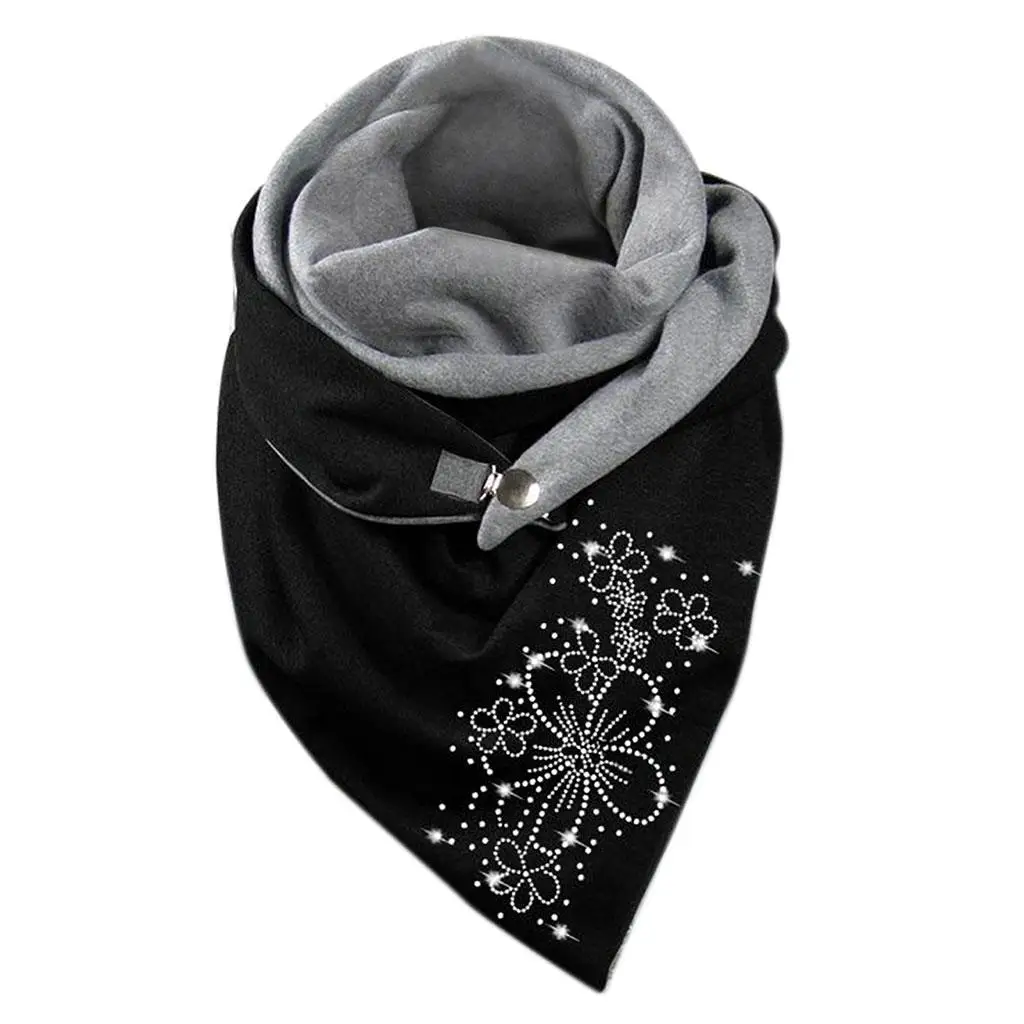 Retro Style Neckerchief Scarf Triangle Casual Shawl Blanket Warm