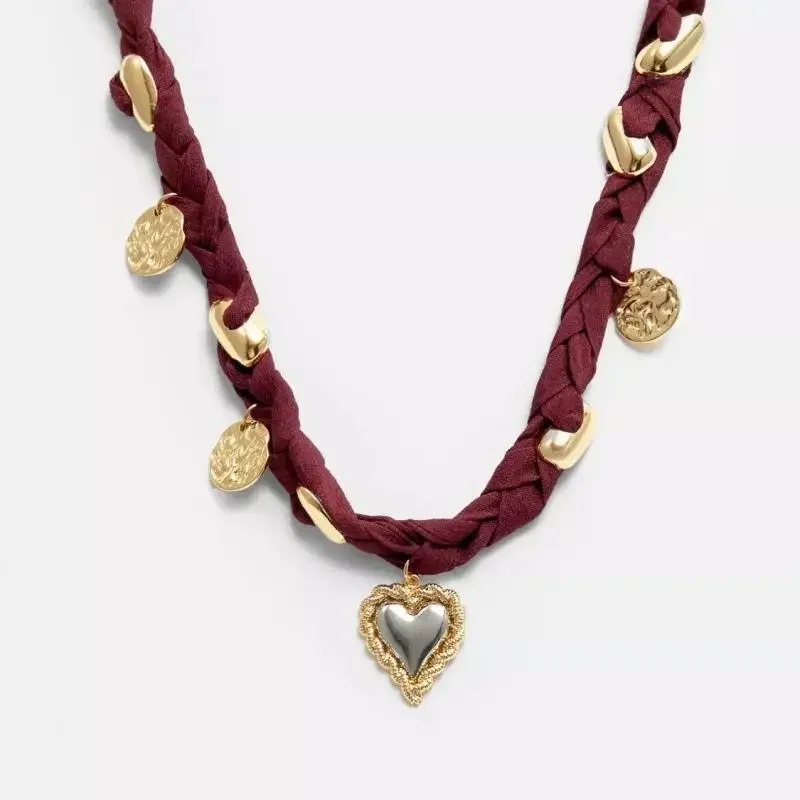 الرياح اللون حبل شل 18K الفولاذ المقاوم للصدأ قلادة الإناث الأوروبية والأمريكية الراقية تحسس غير يتلاشى سوار #1