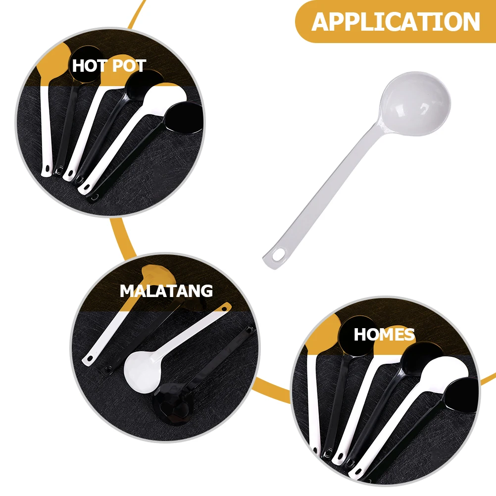 

Hot Pot Seasoning Spoon Chinese Soup Long H Noodle Spicy Ramen Turtle Shell Shape Easy Clean Kitchen Barware
