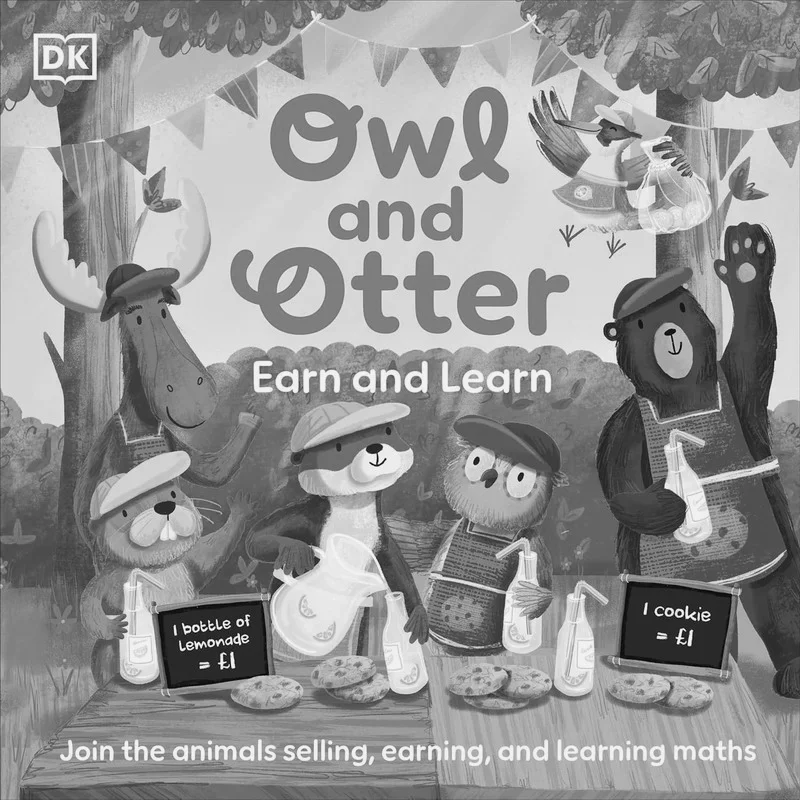 

Сова и выдра Ура и учитесь присоединяйтесь к животным Продам обучу и изучение математики Andrea Mills DK Издательство 9780241629581 Книга