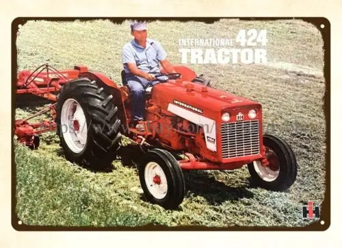 house decor shops 1960s INTERNATIONAL TRACTOR mancave IH Farming metal tin sign sign
