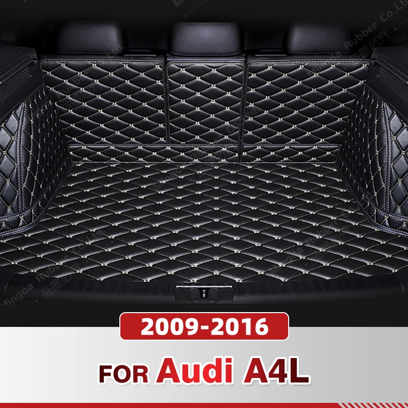 

Auto Full Coverage Trunk Mat For Audi A4L 2009-2016 15 14 13 12 11 Car Boot Cover Pad Cargo Liner Interior Protector Accessories