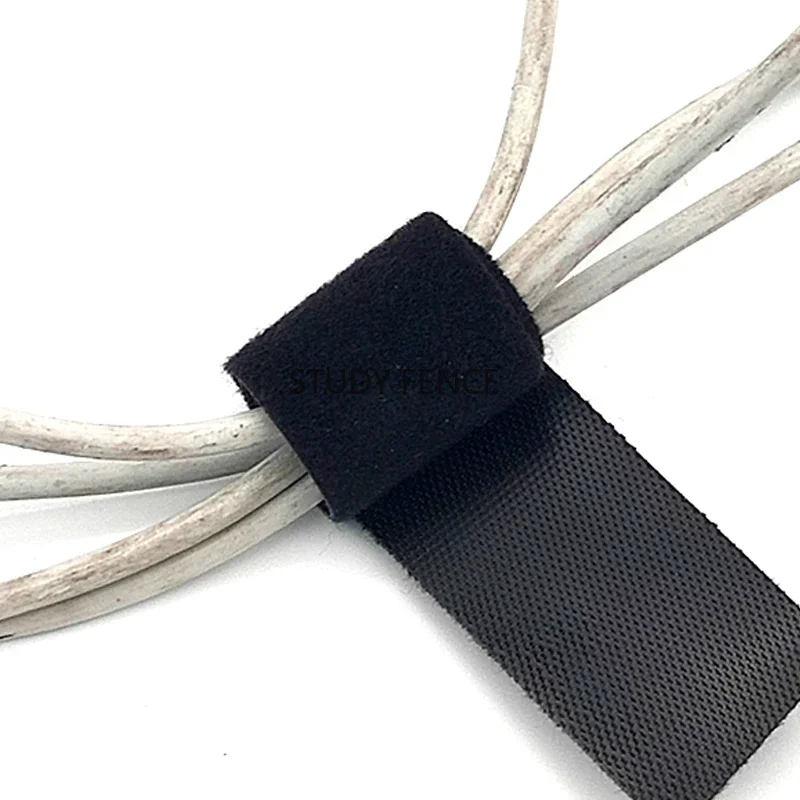 10/20mm Wide Double Sided Hook Loop Fastener Tape Cable Arrange Organizer Nylon Strapping Belt Home DIY Sewing Accessories