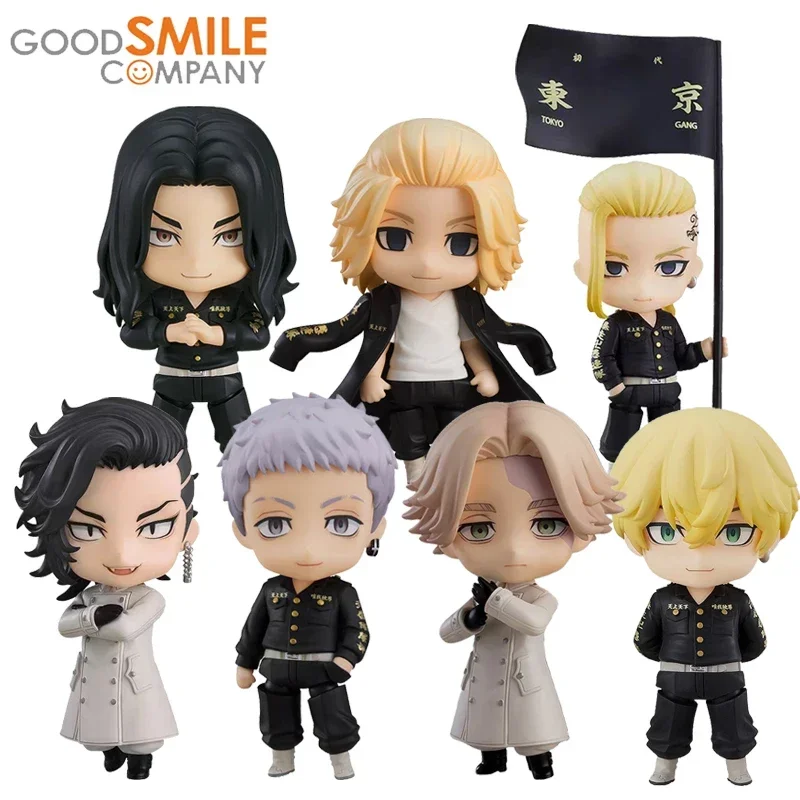 

Good Smile Genuine Nendoroid Tokyo Revengers Mikey Keisuke Baji Draken Koko Anime Action Figures Toys For Boys Girls Gift Model