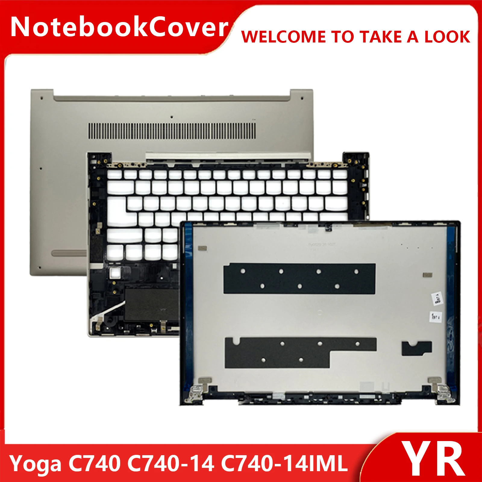 

NEW For Yoga C740 C740-14 C740-14IML Laptop Shell LCD Top Case/Back Cover/Front Bezel/Bottom Case