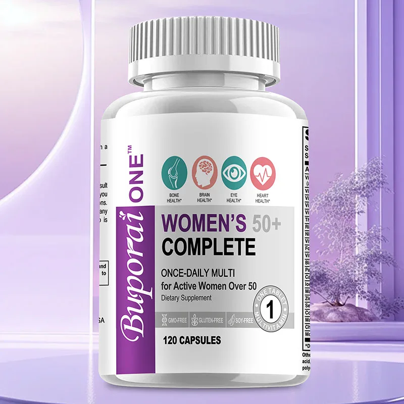 

Women’s 50+ Complete Multivitamin - Supports Mental Clarity, Focus and Memory, Improves Digestion and Relieves Stress