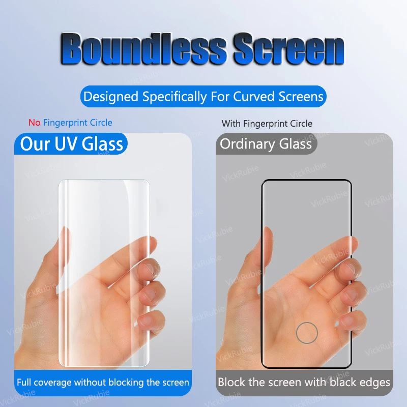 3PCS UV Tempered Glass For Oneplus 11 10 9 8 7 7T Pro Screen Protector Liquid Glued Curved OnePlus 10T 8T 9R 9rt Nord 2 ACE Pro