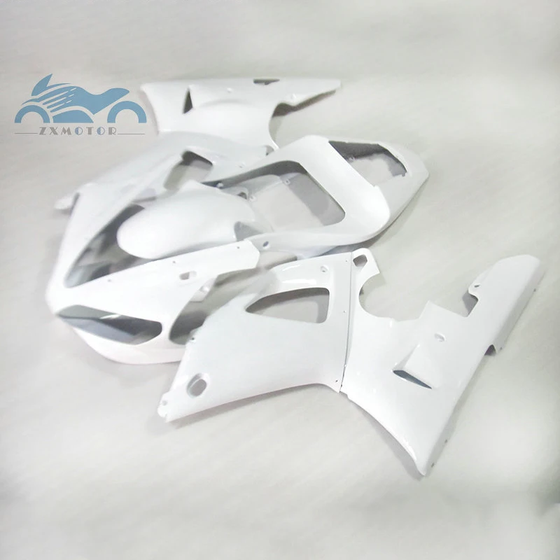 

High grade motorcycle fairing Kits Fit for YAMAHA 2000 2001 YZFR1 00 01 YZF R1 ABS plastic sports fairings kit white bodyworks