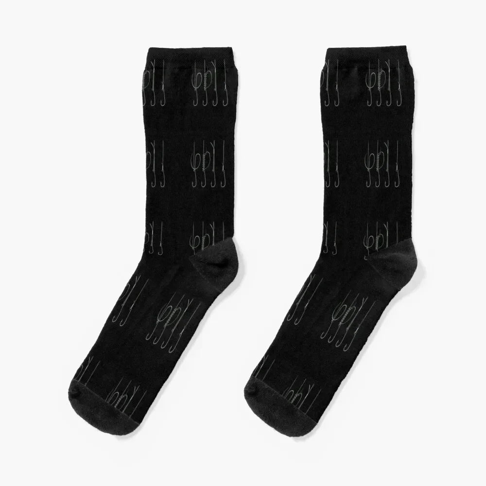 

Bass Fishing Hook Knot Reminder for Fisherman Socks crazy Stockings man Socks Women Men's