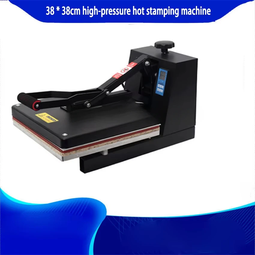 38*38CM T-Shirt Heat Press Machine High Pressure Sublimation Heat Transfer Flat Plate Pressing For Case Puzzle Photo 220V/110V