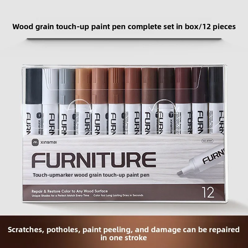 Furniture , wood touch-up pen, composite flooring color repair pen, magic tool for repairing paint chips and scratches on solid